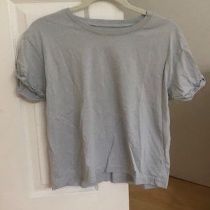 Grayish blue T-shirt